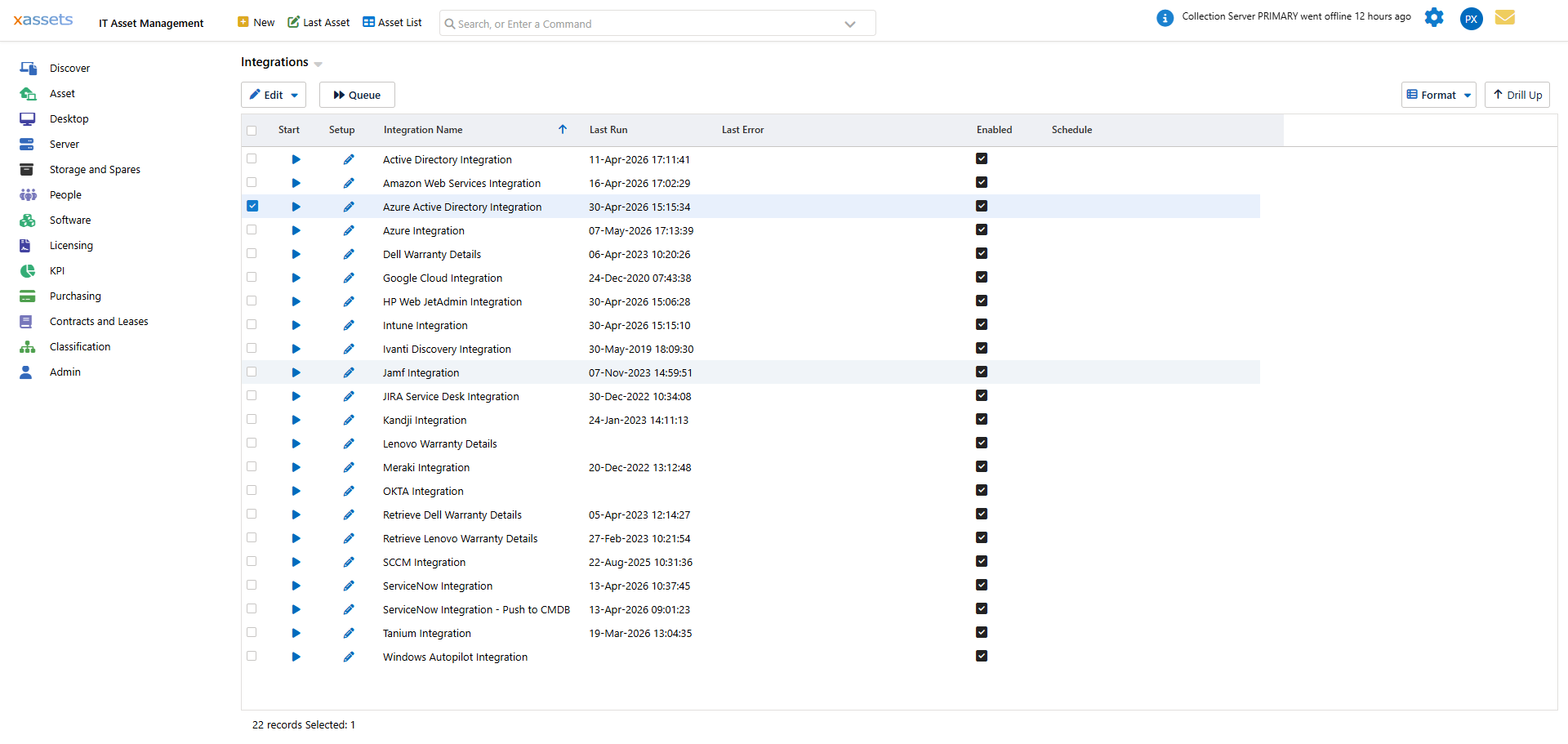 Azure AD Integration selected