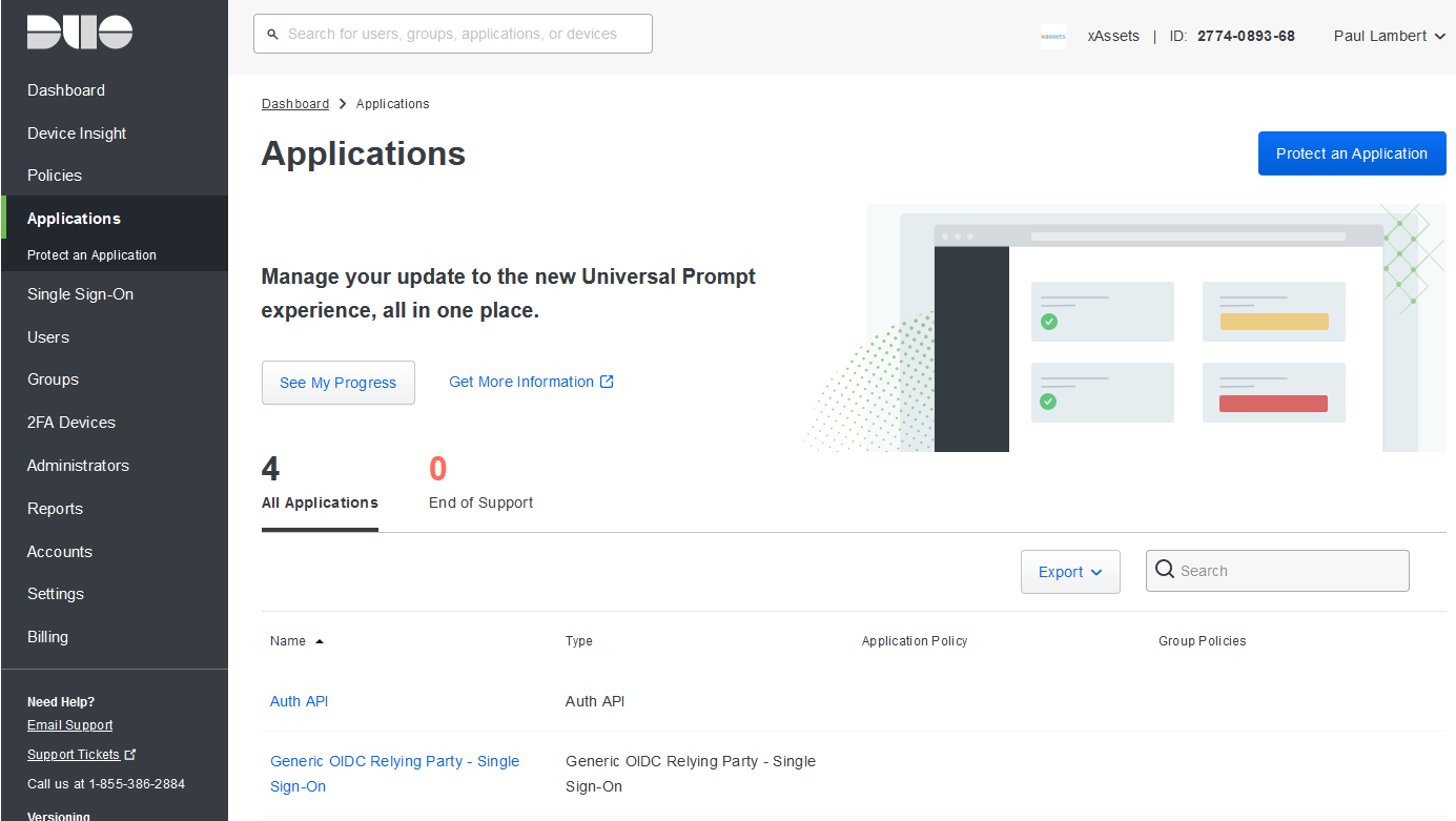 Duo Generic OIDC Relying Party application