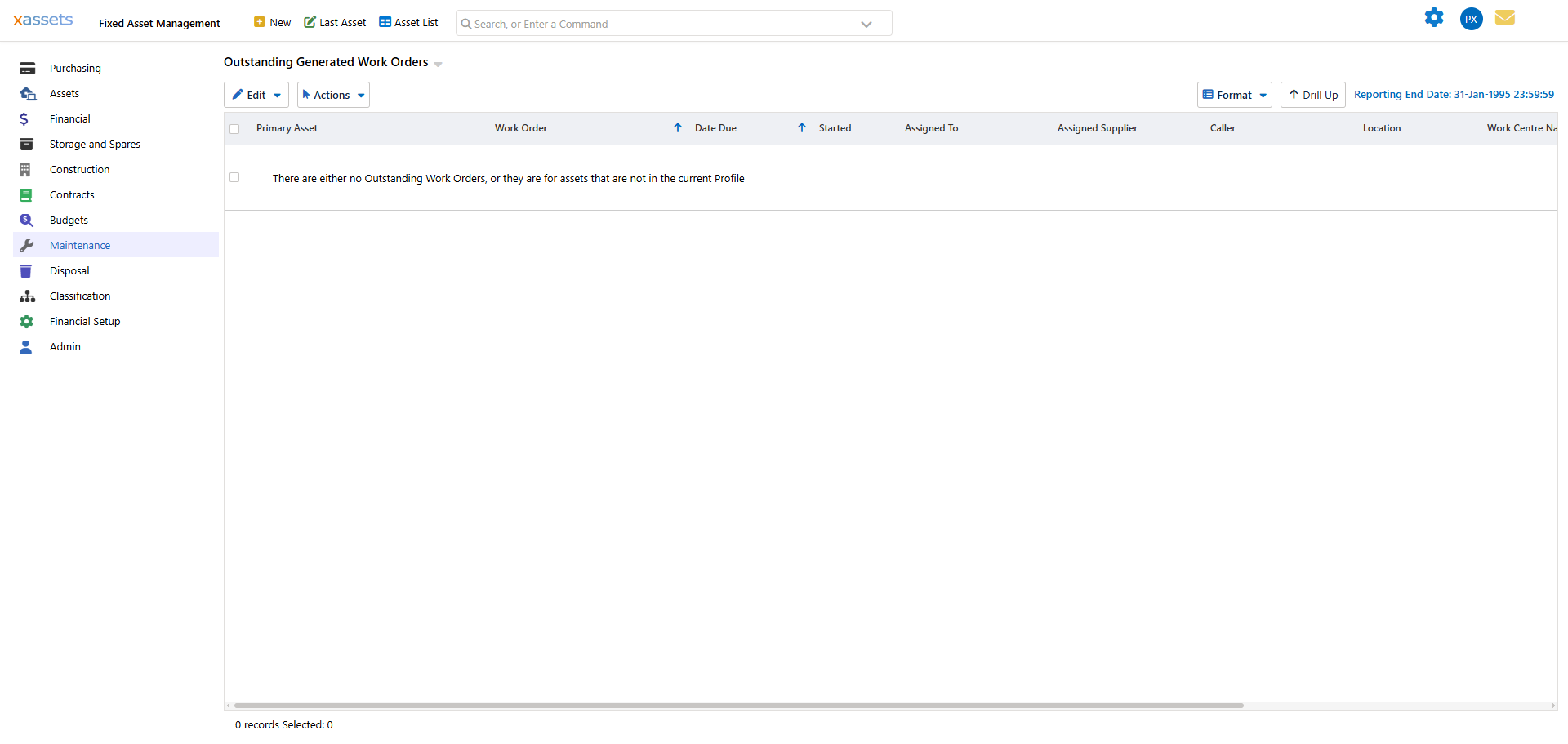 Generated work orders showing automatic assignment to the individual and work centre from the task assignment rules
