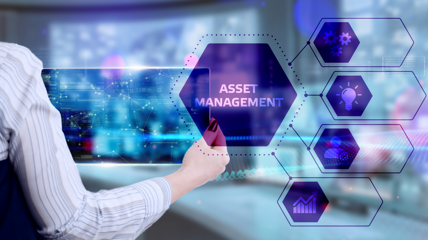 Asset Management graphic stock image